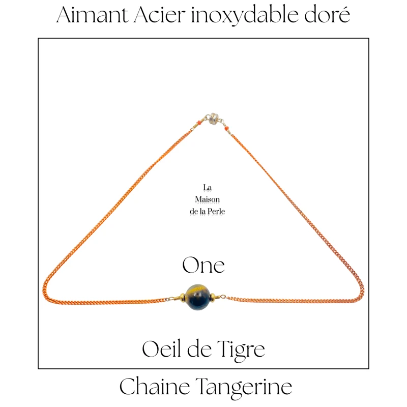 Choker One - Oeil de tigre