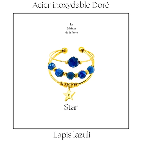 Bague ouverte - Star