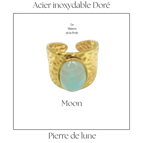 Bague ouverte - Moon