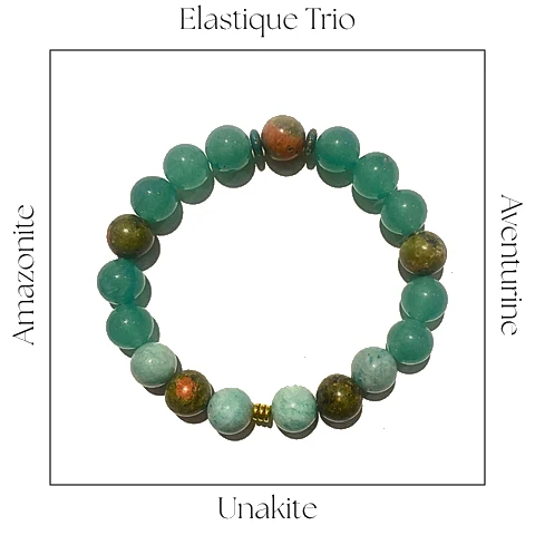 Bracelet Élastique Trio - Océanique