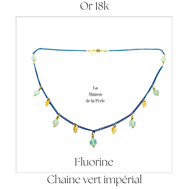 Collier Plexus solaire - Fluorine