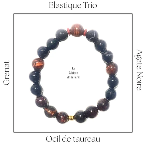 Bracelet Élastique Trio - Guerrier