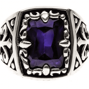 Chevalière quartz mauve Argent 925 - COLLECTION