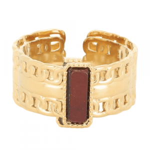 Bague ouverte Mia Oeil de Taureau - BASICS