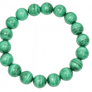 Bracelet élastique Uno Malachite