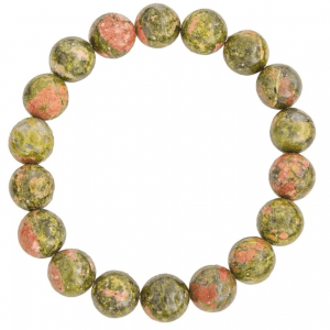 Bracelet élastique Uno Unakite