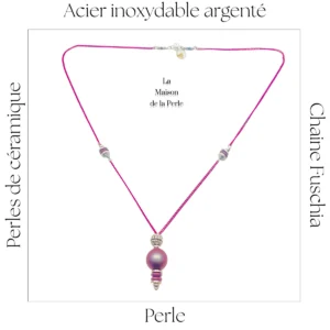 Collier Plexus solaire Perle