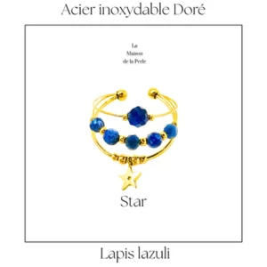 Bague ouverte Star