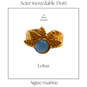Bague ouverte Lotus 3