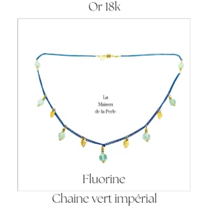 Collier Plexus solaire Fluorine