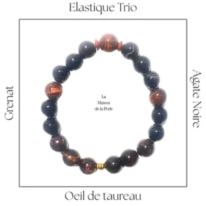 Bracelet élastique Trio Guerrier