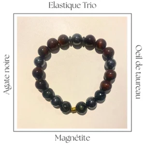 Bracelet élastique Trio Blue